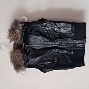 River Island Faux Leather Vest